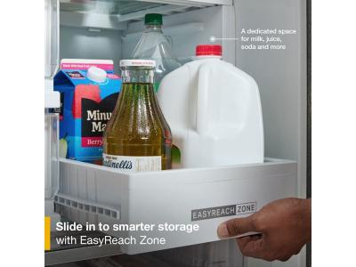 36" Whirlpool 23.4 Cu. Ft. True Counter Depth 3-Door French Door Refrigerator - WRFC5036RZ