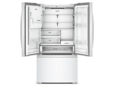 36" Whirlpool 23.4 Cu. Ft. True Counter Depth 3-Door French Door Refrigerator - WRFC5036RW