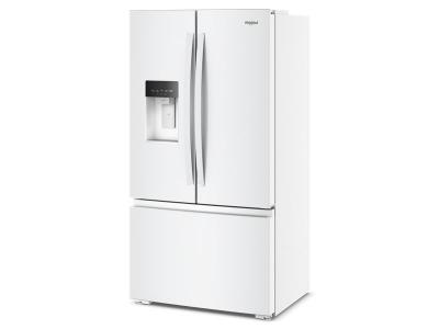 36" Whirlpool 23.4 Cu. Ft. True Counter Depth 3-Door French Door Refrigerator - WRFC5036RW