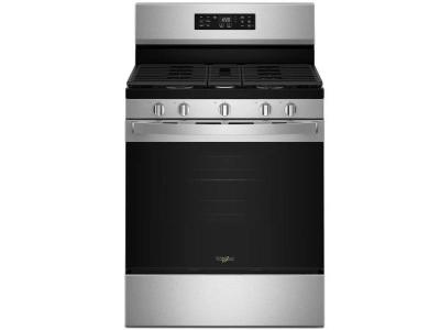 30" Whirlpool Gas Range with Air Cooking Technology and Steam Clean - WFGS4530SZ