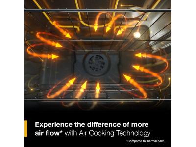 30" Whirlpool Electric Range with Air Cooking Technology - YWSES5030SZ