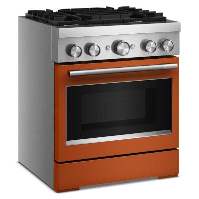 30" Kitchenaid 4 Burner Commercial-Style Dual Fuel Range - KFDS930SSC