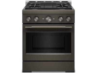30" KitchenAid 4 Burner Commercial-Style Gas Range - KFGS930SBE