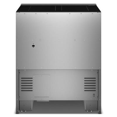 30" KitchenAid 4-Element Induction Freestanding Commercial-Style Range with Air Fry - KFIS930SJP