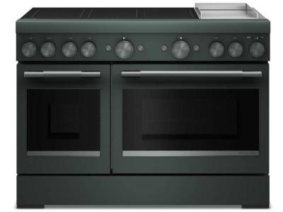 48" KitchenAid 6-Element Induction Freestanding Commercial-Style Range with Griddle - KFID948SJP