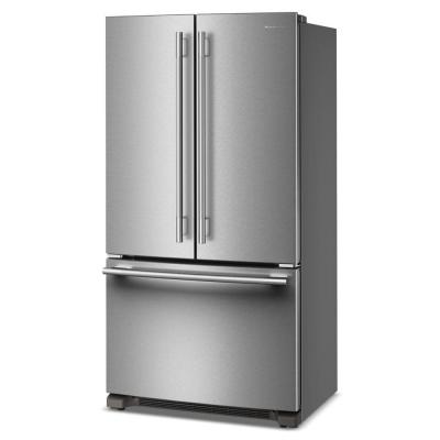 36" KitchenAid 20 Cu. Ft. Counter-Depth French Door Refrigerator - KRFC136SPS