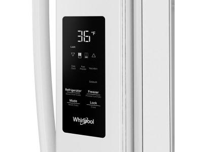 36" Whirlpool 31 Cu. Ft. French Door Refrigerator with Ice Maker - WRFF3136SW