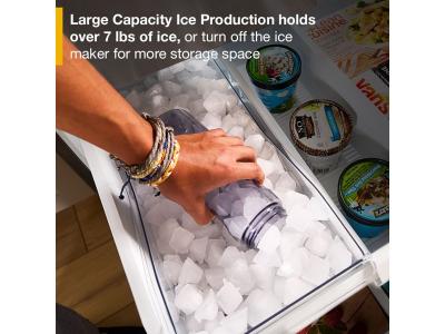 36" Whirlpool 31 Cu. Ft. French Door Refrigerator with Ice Maker - WRFF3136SZ