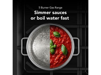 30" KitchenAid 5.0 Cu. Ft. Smart Slide-in Gas Range - KSGS330SPS