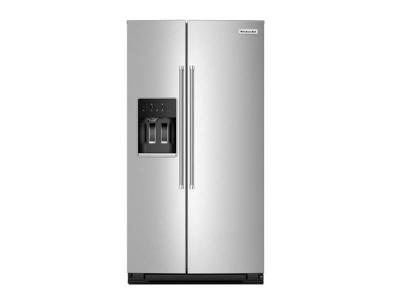 36" KitchenAid 20.8 Cu. Ft. Counter-Depth Side-by-Side Refrigerator - KRSC536RPS