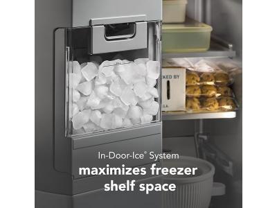 36" KitchenAid 20.8 Cu. Ft. Counter-Depth Side-by-Side Refrigerator - KRSC536RPS