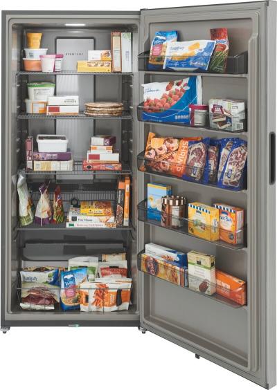 33" Frigidaire 20 Cu. Ft. Upright Freezer in Stainless Steel - FFUE2022AF