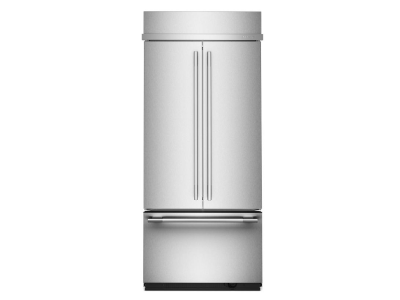 36" Kitchenaid 20.8 Cu. Ft. Built-In French Door Bottom Mount Refrigerator - KBFN536SPS