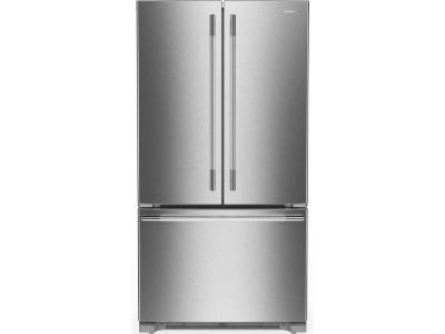 36" KitchenAid 25 Cu. Ft. Standard-Depth French Door Refrigerator - KRFF136SPS