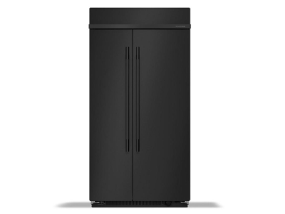 42" Kitchenaid 25.5 Cu. Ft. Built-In Side-by-Side Refrigerator with Platinum Interior - KBSN742SBE
