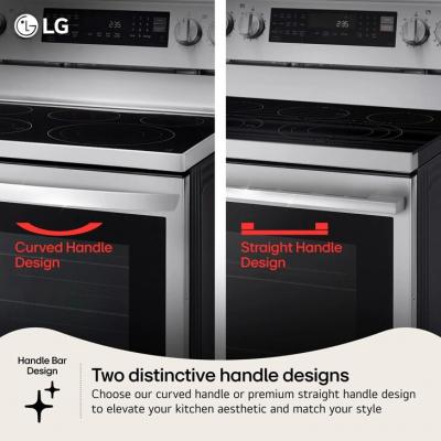 30" LG Smart Induction Slide-In Range with InstaView - LSIL6336XE