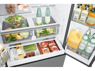 36" Samsung 26 Cu. Ft. Mega Capacity Counter Depth 3-Door French Door Refrigerator - RF27CG5B10SRAA
