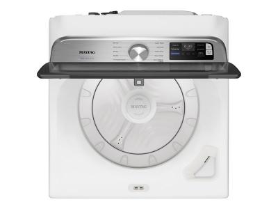 27" Maytag 6.0 Cu. Ft. Top Load Agitator Washer with Extra Power and Smart Appliance - MTW6205RW