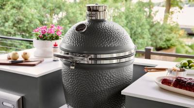 18" Lynx Kamado Ceramic Charcoal Grill With Rotisserie - LCGRMG