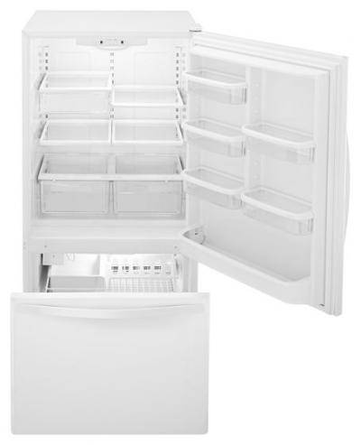 33" Whirlpool 22 Cu. Ft. Bottom-Freezer Refrigerator - WRB322DMBW