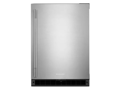 24" KitchenAid Undercounter Refrigerator with Stainless Steel Door - KURR124SSB