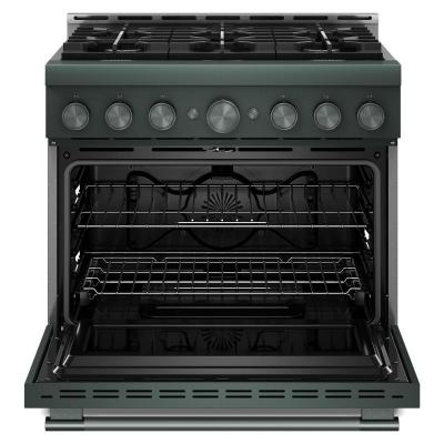 36" KitchenAid 6 Burner Commercial-Style Gas Range - KFGS936SJP