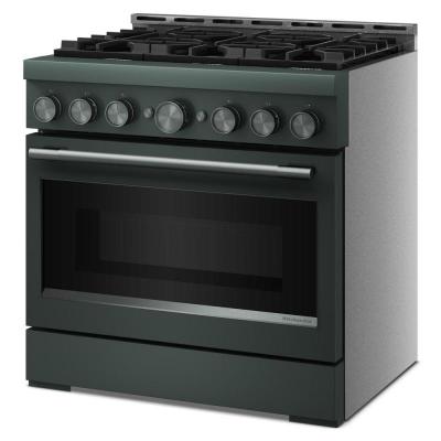 36" KitchenAid 6 Burner Commercial-Style Gas Range - KFGS936SJP