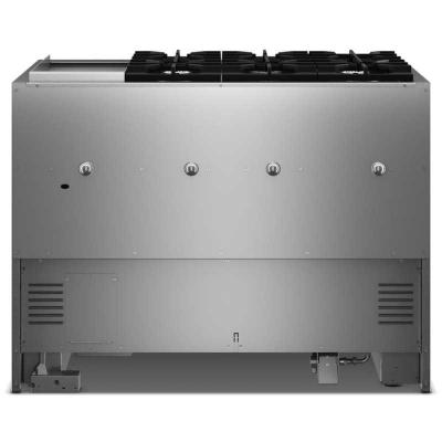 48" KitchenAid 6 Burner Commercial-Style Dual Fuel Range - KFDD948SDC