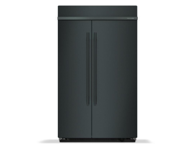 48" Kitchenaid 30 Cu. Ft. Built-In Side-by-Side Refrigerator with Platinum Interior - KBSN748SJP