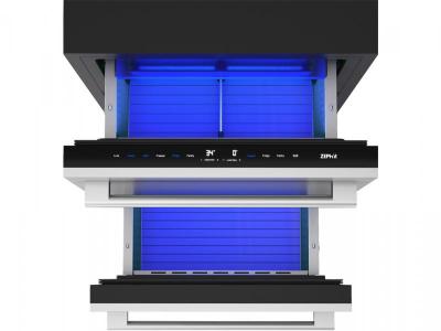 24" Zephyr Presrv 3.9 Cu. Ft. Refrigerator Freezer Drawers - PRRFD24C2AS