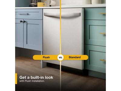 Whirlpool 47 dBA Flush to Cabinet Dishwasher with 3rd Rack - WDTF5024SZ