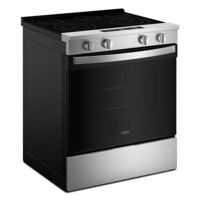 30" Whirlpool Electric Smart Range with No Preheat Mode and Steam Clean - YWSES3330TS