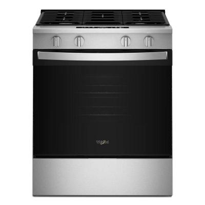 30" Whirlpool Gas Smart Range with No Preheat Mode and Steam Clean - WSGS3330TS