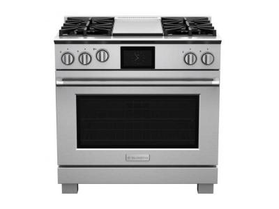 36" Blue Star Dual Fuel Range with 12" Griddle - BSDF364GW