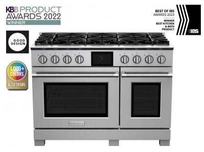 48" Blue Star Liquid Propane Dual Fuel Range with 8 Burners - BSDF488BLW