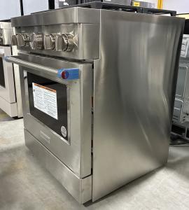 30" KitchenAid 4.1 Cu. Ft. Smart Commercial-Style Dual Fuel Range With 4 Burners - KFDC500JSS