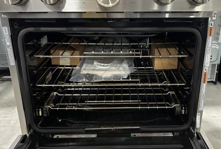 30" KitchenAid 4.1 Cu. Ft. Smart Commercial-Style Dual Fuel Range With 4 Burners - KFDC500JSS