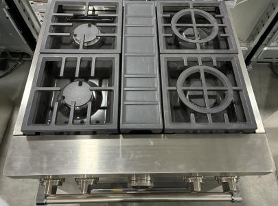 30" KitchenAid 4.1 Cu. Ft. Smart Commercial-Style Dual Fuel Range With 4 Burners - KFDC500JSS