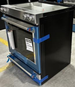 30" KitchenAid 6.4 Cu. Ft. 5-Element Electric Convection Front Control Range - YKSEG700ESS