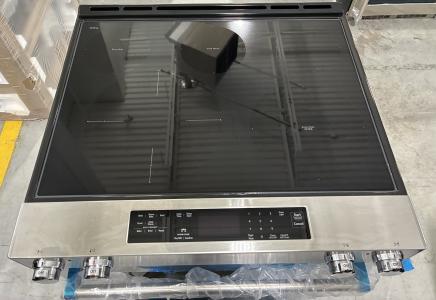 30" KitchenAid 6.4 Cu. Ft. 5-Element Electric Convection Front Control Range - YKSEG700ESS