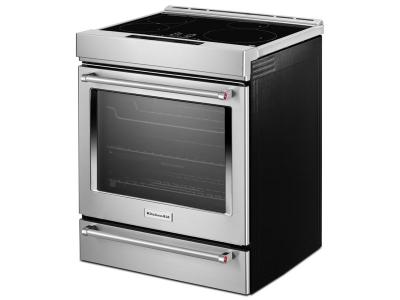 30" KitchenAid Slide-In Induction Range with Air Fry Technology in Stainless Steel - KSIS730PSS