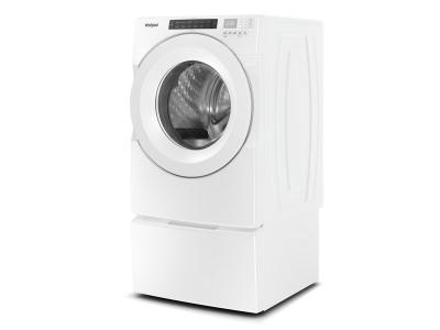 27" Whirlpool 5.0 Cu. Ft I.E.C. Closet Depth Front Load Washer - WFW560CHW