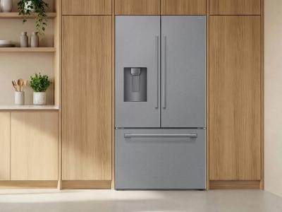 36" Samsung Bespoke AI 3-Door French Door Refrigerator - RF70H25HERAA