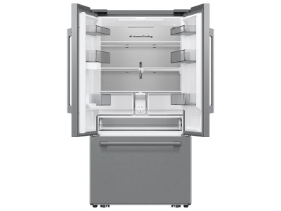 36" Samsung Bespoke AI 3-Door French Door Refrigerator with In-Door Tall Dispenser - RF70H30KERAA