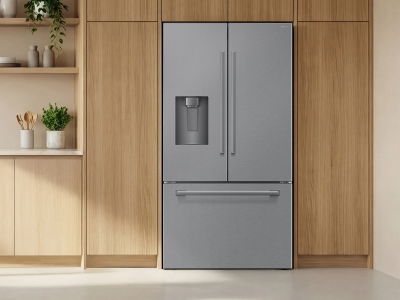 36" Samsung Bespoke AI 3-Door French Door Refrigerator - RF70H30GERAA