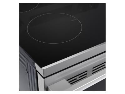 30" LG Induction 6.3 Cu. Ft. Range ProBake Convection Air Fry SelfClean EasyClean & Smart Stainless Freestanding - LRIN6323YE