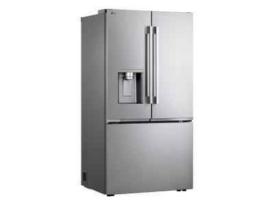 36" LG 32 Cu.Ft. Standard-Depth MAX French 3-Door Refrigerator with Internal Water Dispenser Ice Maker - LF32BSH42S