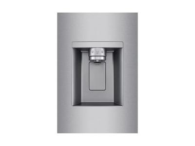 36" LG 24 Cu. Ft. Zero Clearance Counter-Depth MAX French 3-Door Refrigerator Ice & Water Dispenser - LF24WZP62S