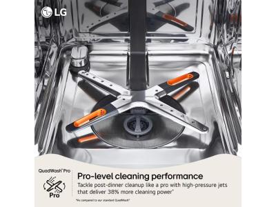 LG Smart Top Control FlushFit Design Dishwasher - LDNPQ445S