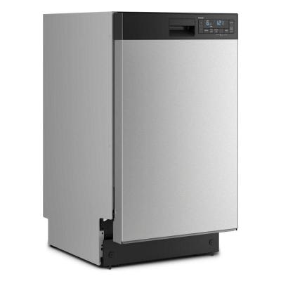 18" Whirlpool Half Load Cycle Dishwasher with Triple Spray Arms - WDFS5118SS